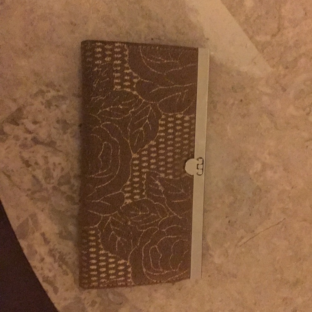 Floral print wallet/clutch